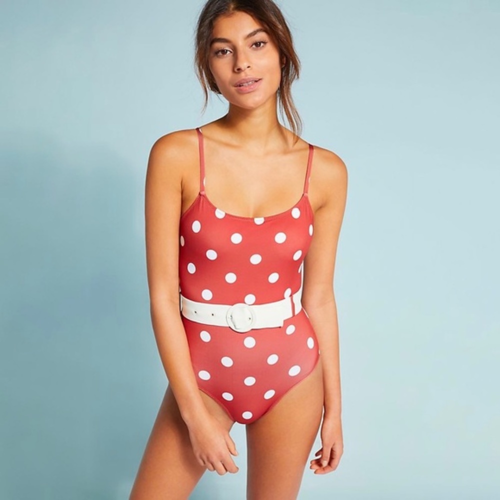 Solid & Striped Nina Belted Swimsuit NWT